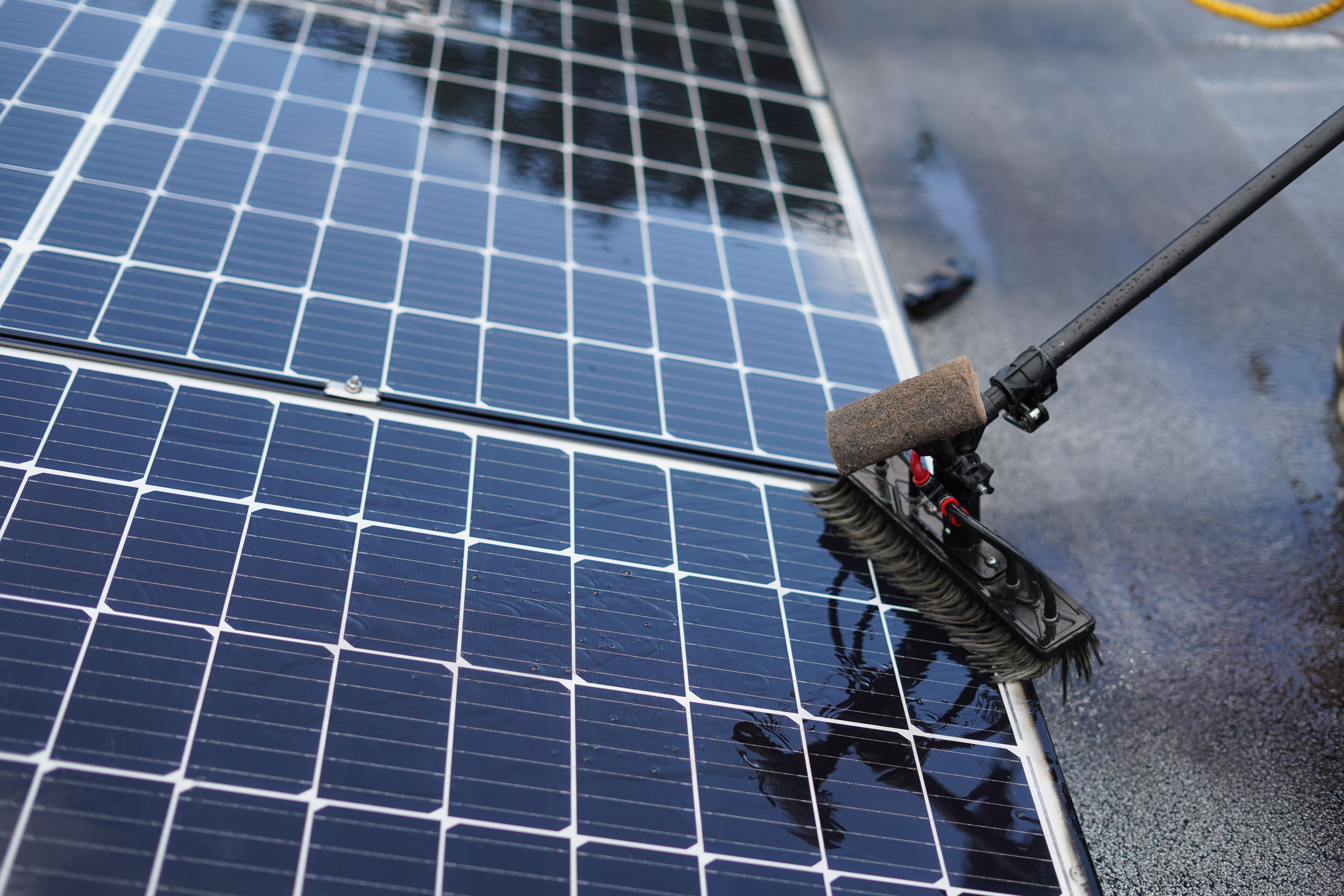 Limpeza de Placas Solares